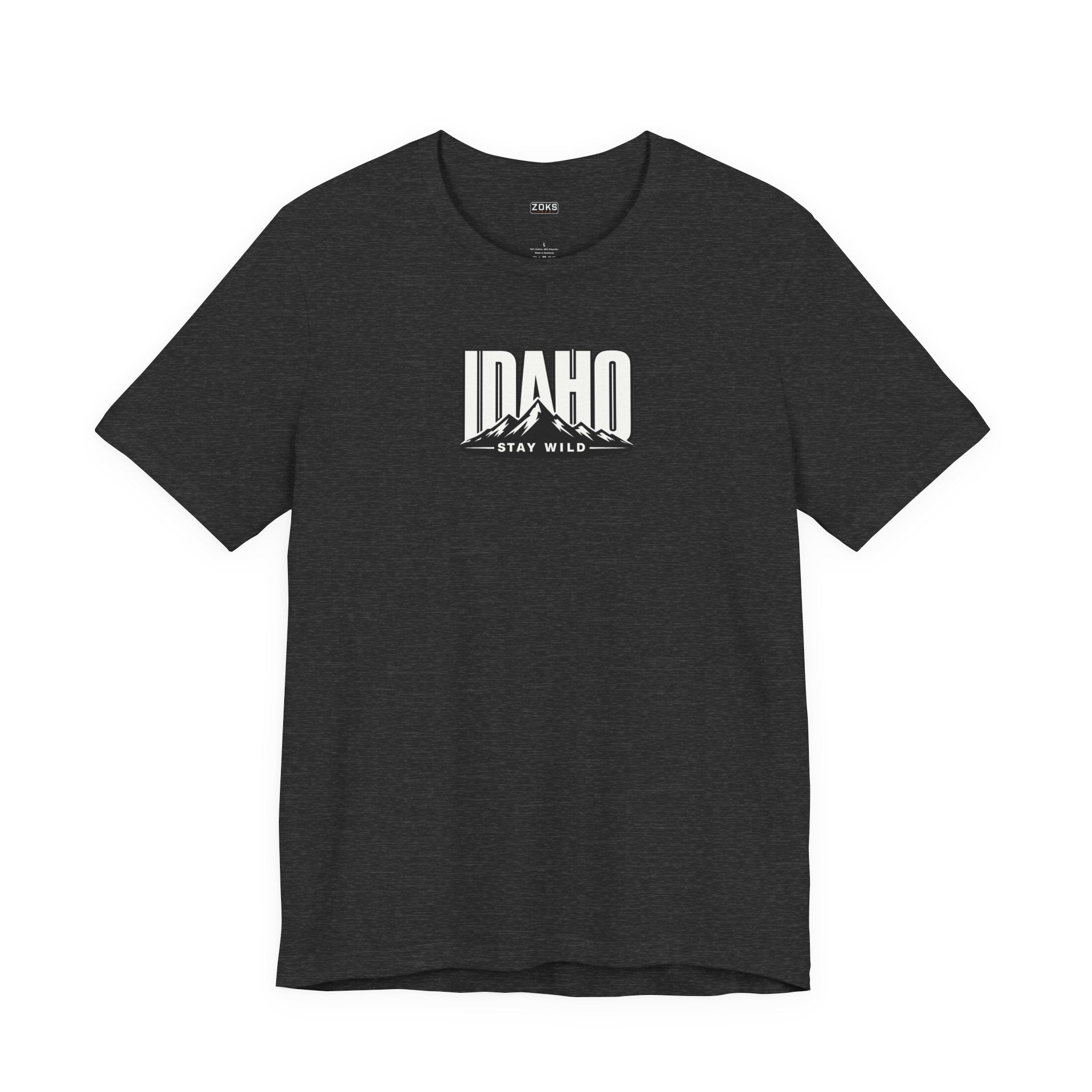 Idaho 'Stay Wild' Mountain State T-Shirt — Outdoor Adventure Tee
