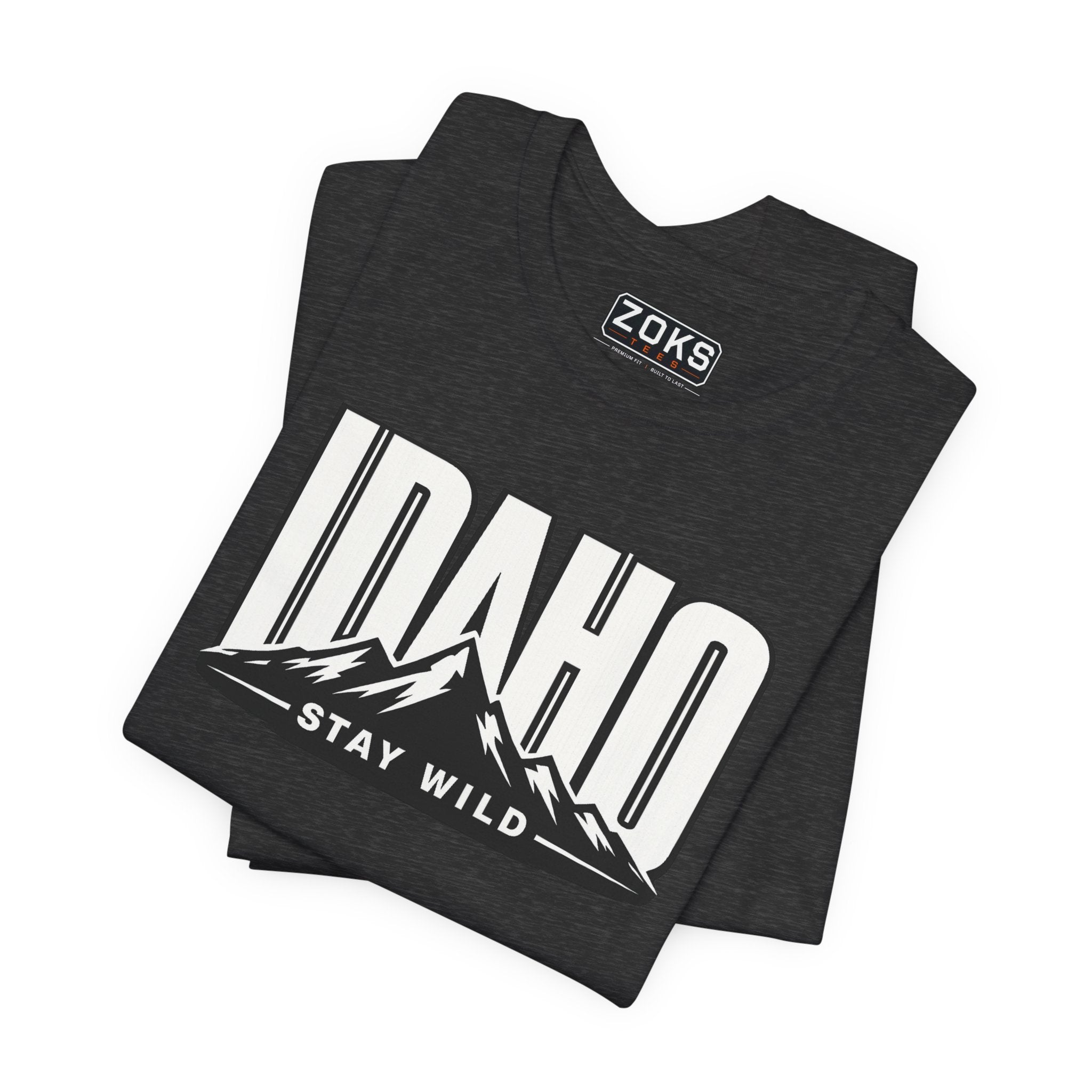 Idaho 'Stay Wild' Mountain State T-Shirt — Outdoor Adventure Tee