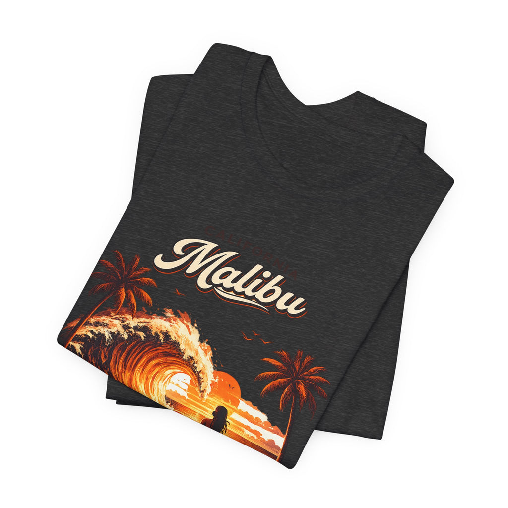 Malibu Surf Sunset T-Shirt — California Surfing Tee