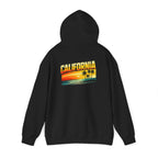 California Sunset Palm Tree Hoodie — Retro Beach Pullover