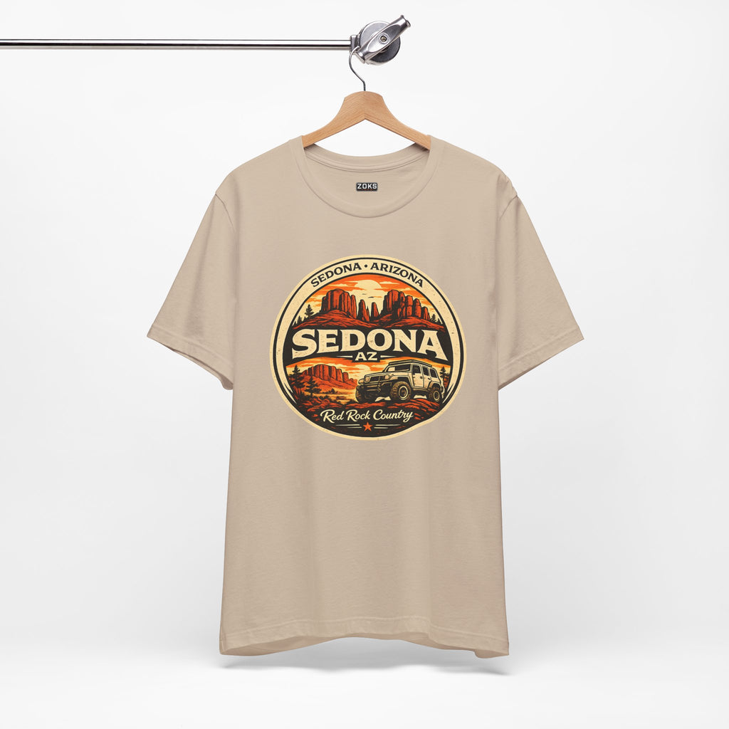 Sedona AZ Vintage Jeep T-Shirt — Red Rock Country Souvenir Tee