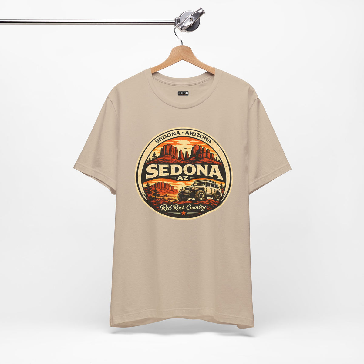 Sedona AZ Vintage Jeep T-Shirt — Red Rock Country Souvenir Tee