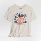 California Coast Shell Tee — Women's Sea State Graphic T-Shirt