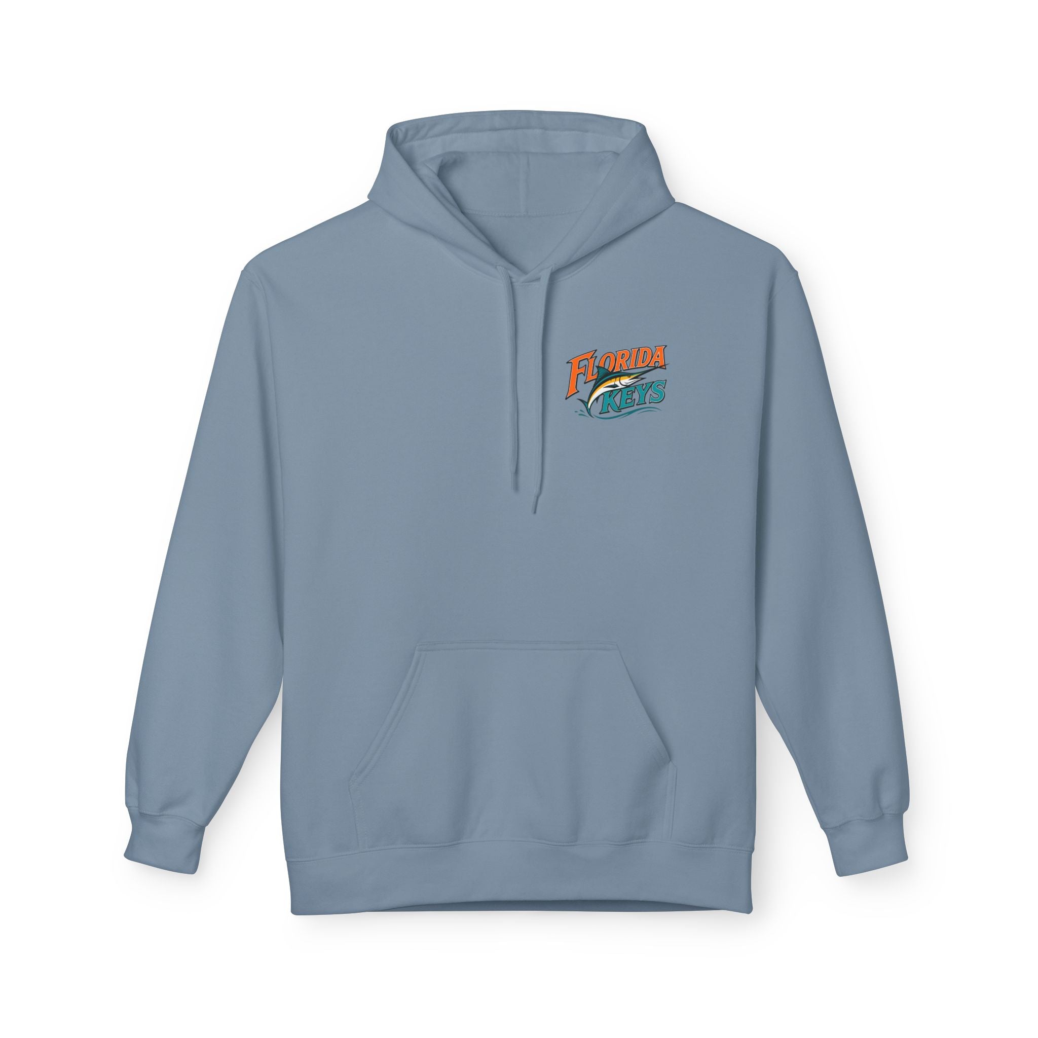 Florida Keys Fishing Hoodie — Key West Key Largo Sunset Marlin Design
