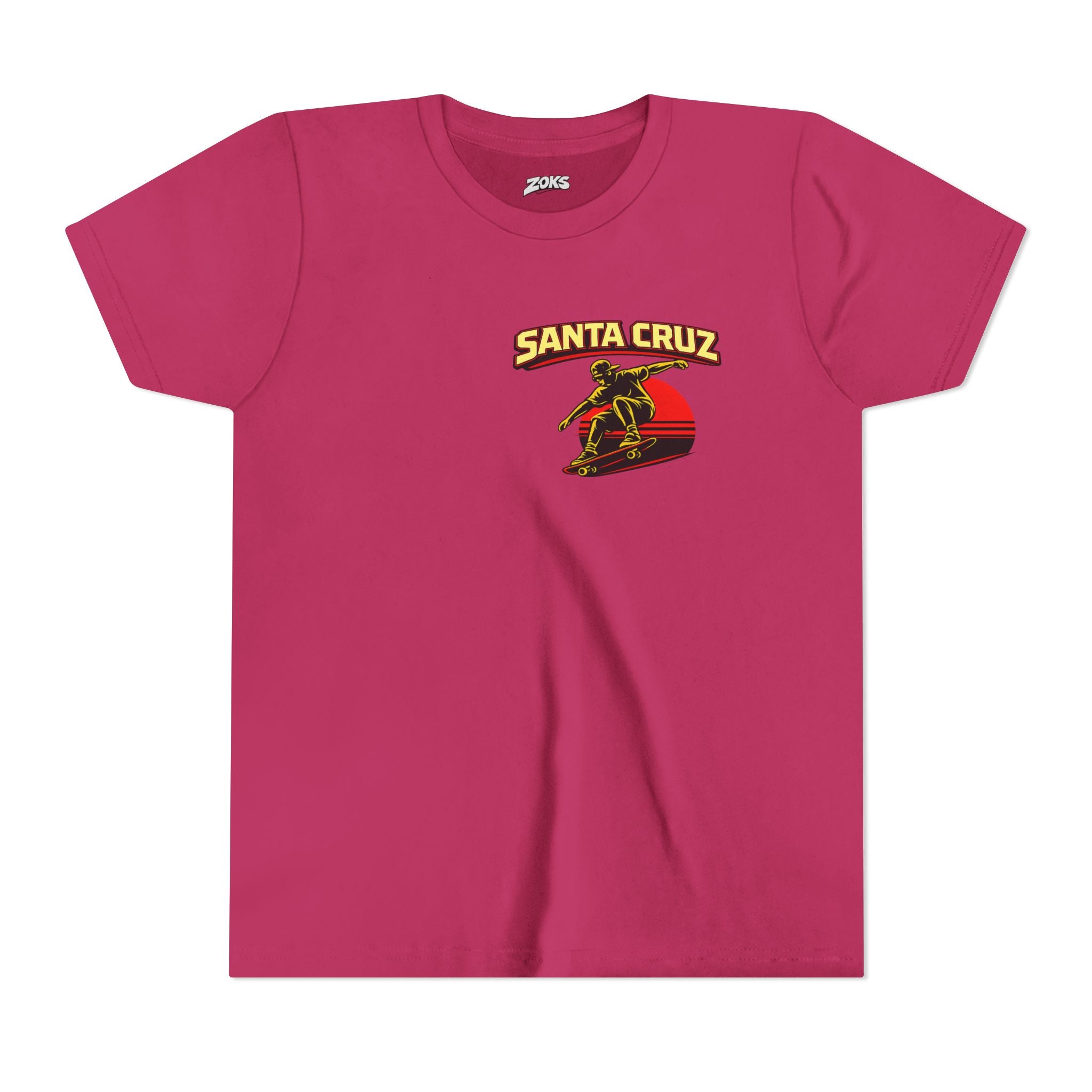 Santa Cruz Youth Skateboard Tee – Vintage Surf Skate California USA