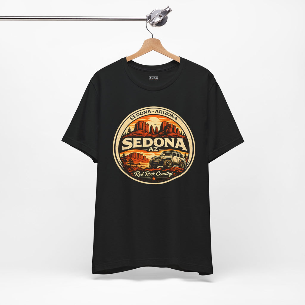 Sedona AZ Vintage Jeep T-Shirt — Red Rock Country Souvenir Tee