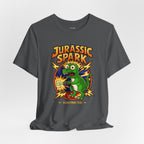 Jurassic Spark T‑Shirt — Retro Electric Dinosaur Graphic Tee
