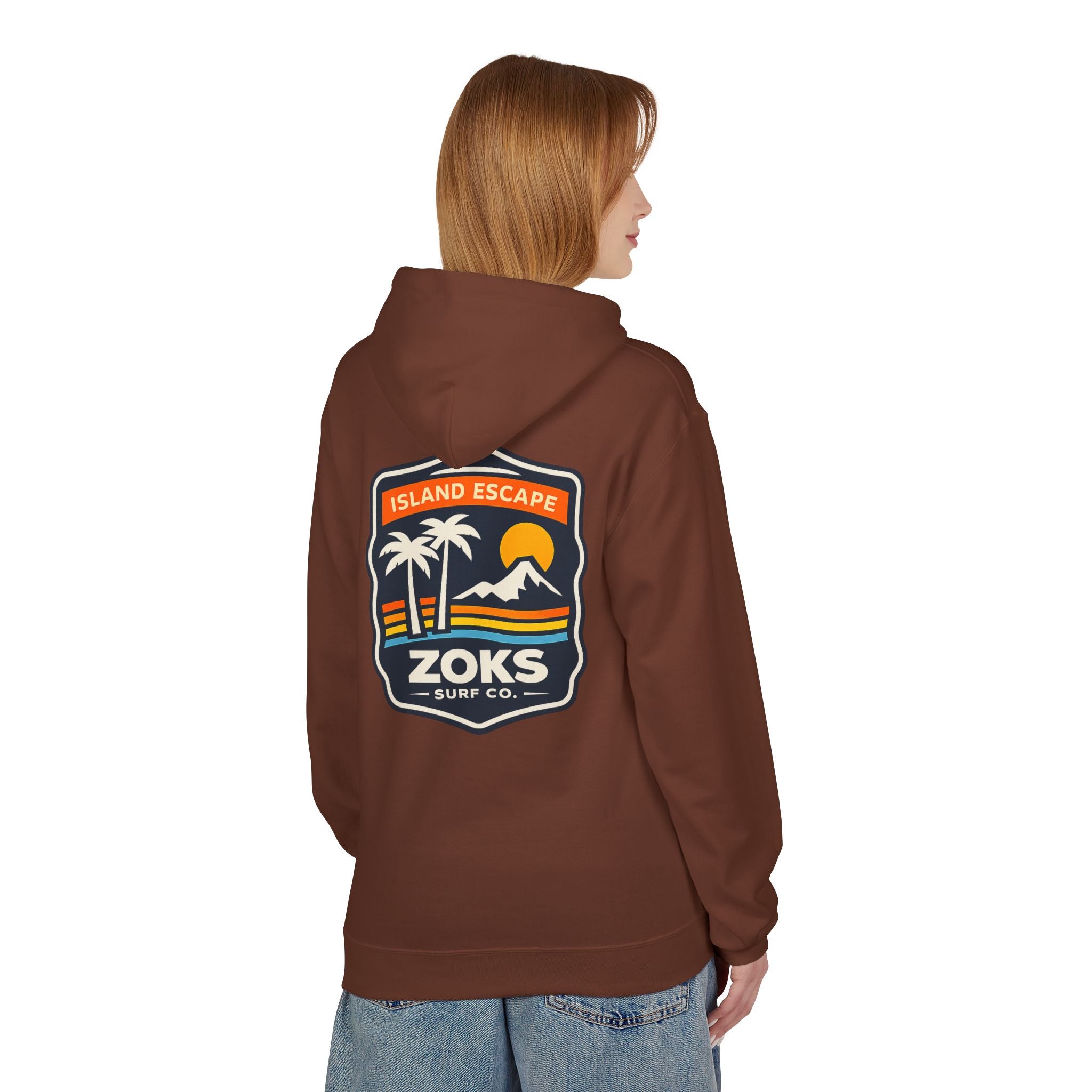 Island Escape Zoks Hoodie — Surf Co. Graphic Pullover