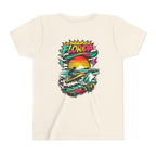 Florida Shark Surf Youth Tee - Kids' Beach Graphic T-Shirt