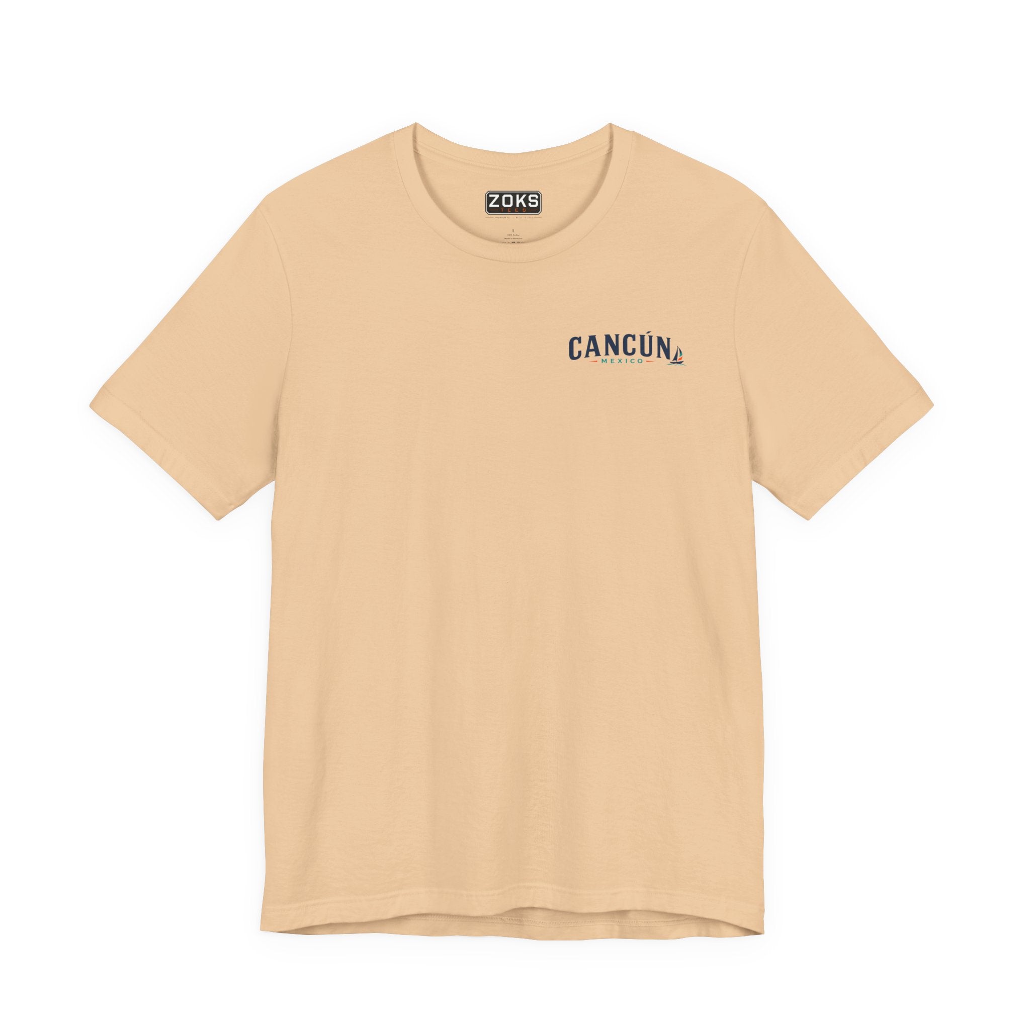 Cancún Mexico Sunset Sail T-Shirt — Beach Vacation Tee