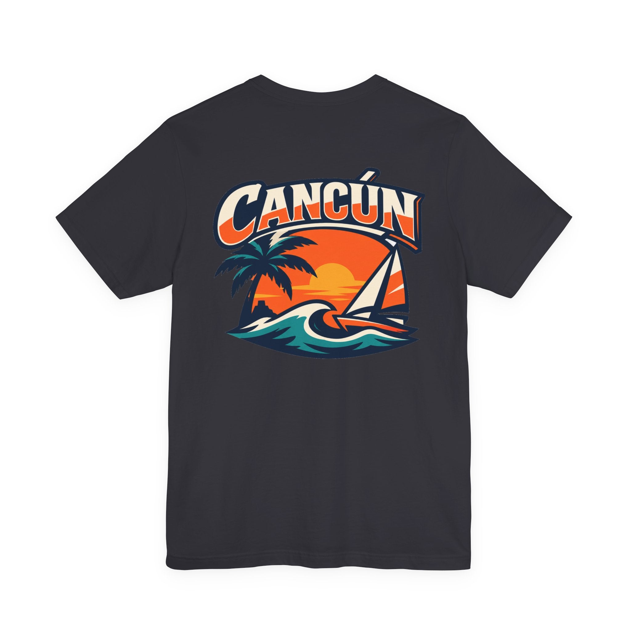 Cancún Sunset Sail Tee — Tropical Beach Vacation T-Shirt