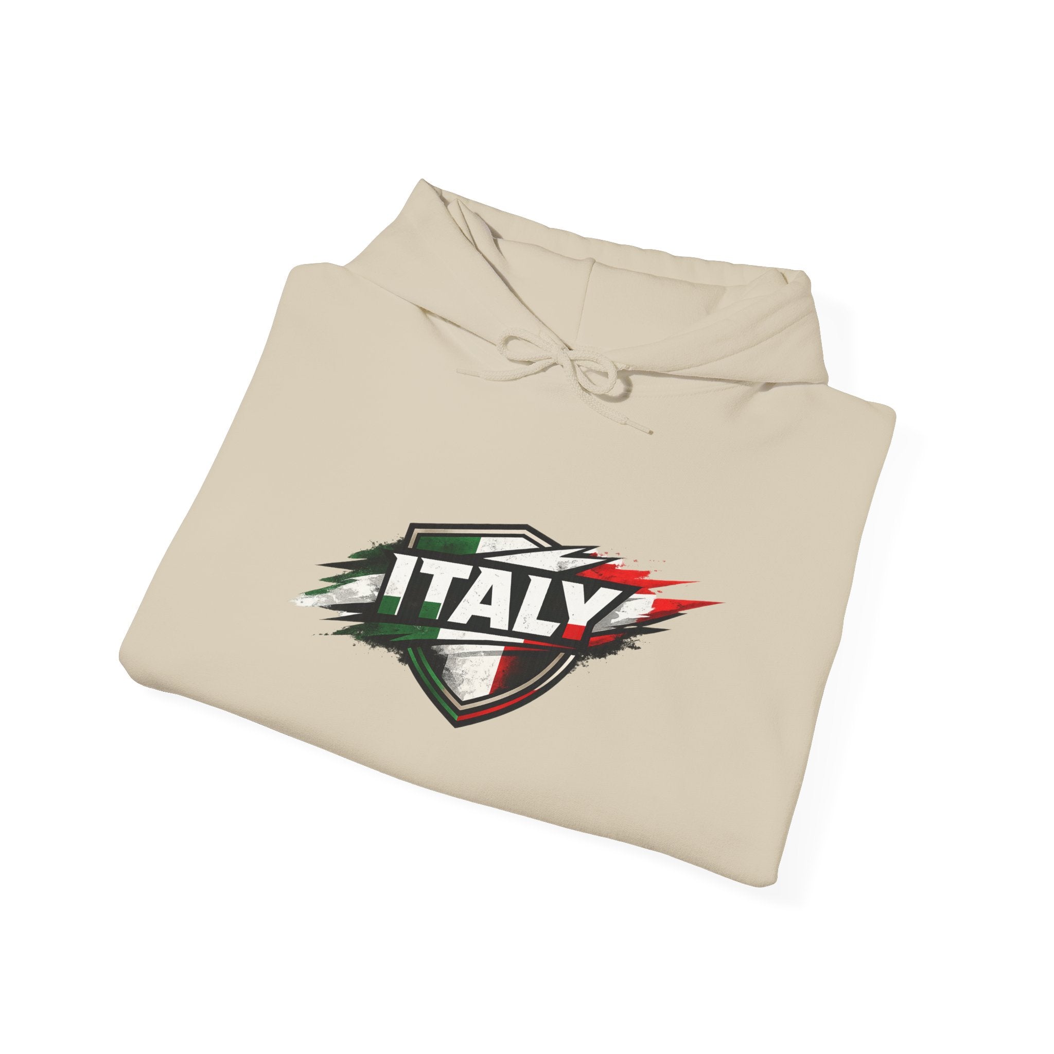 Italy Shield Hoodie — Italian Flag Racing Graphic Pullover