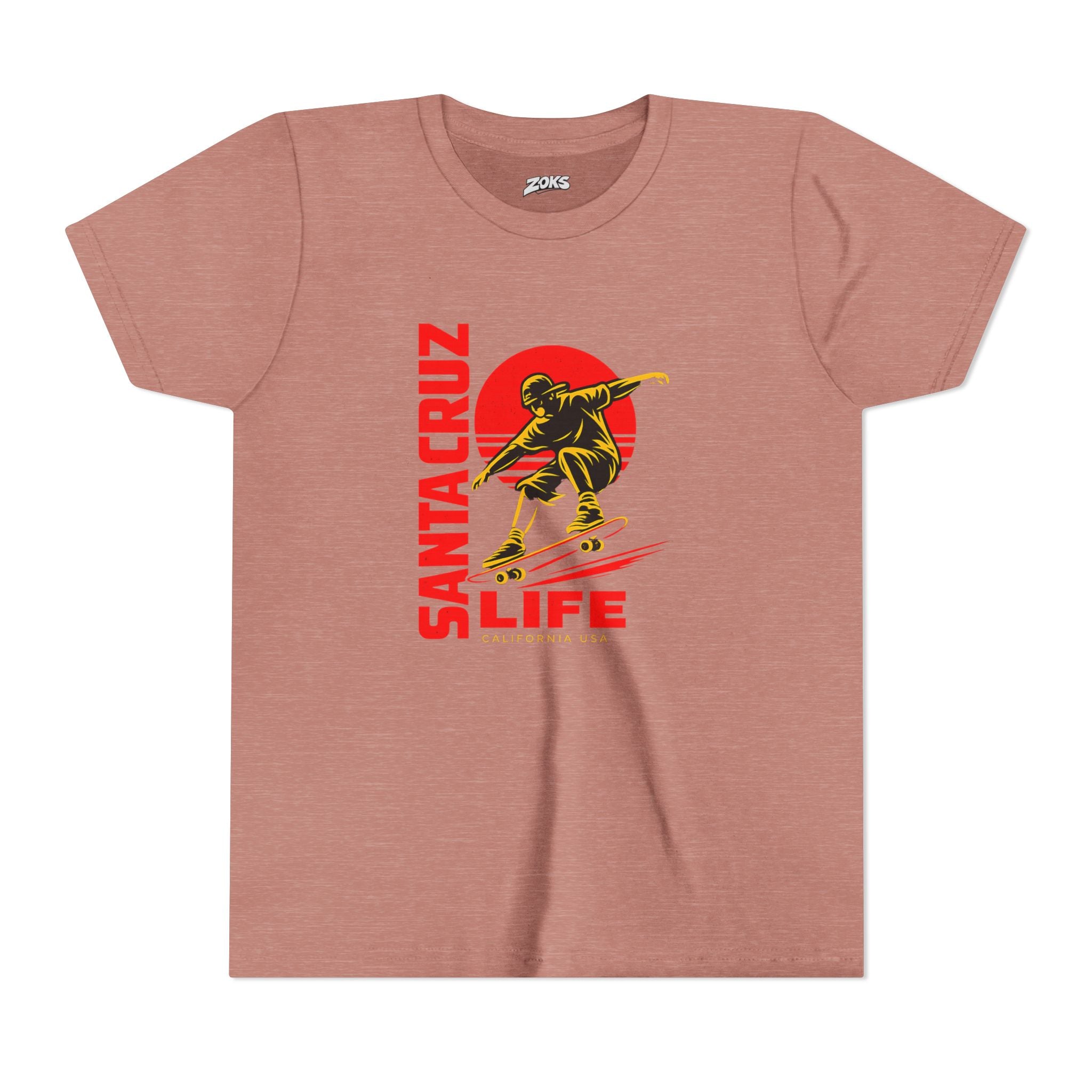 Santa Cruz Skateboard Youth Tee – “Santa Cruz Life” Graphic Shirt