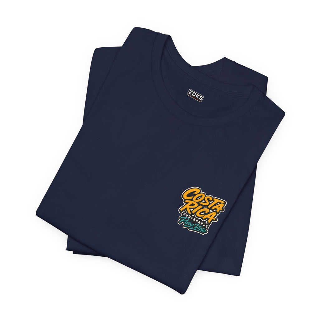 Pura Vida Sloth Beach Costa Rica T-Shirt – Retro Tropical Surf Graphic Tee