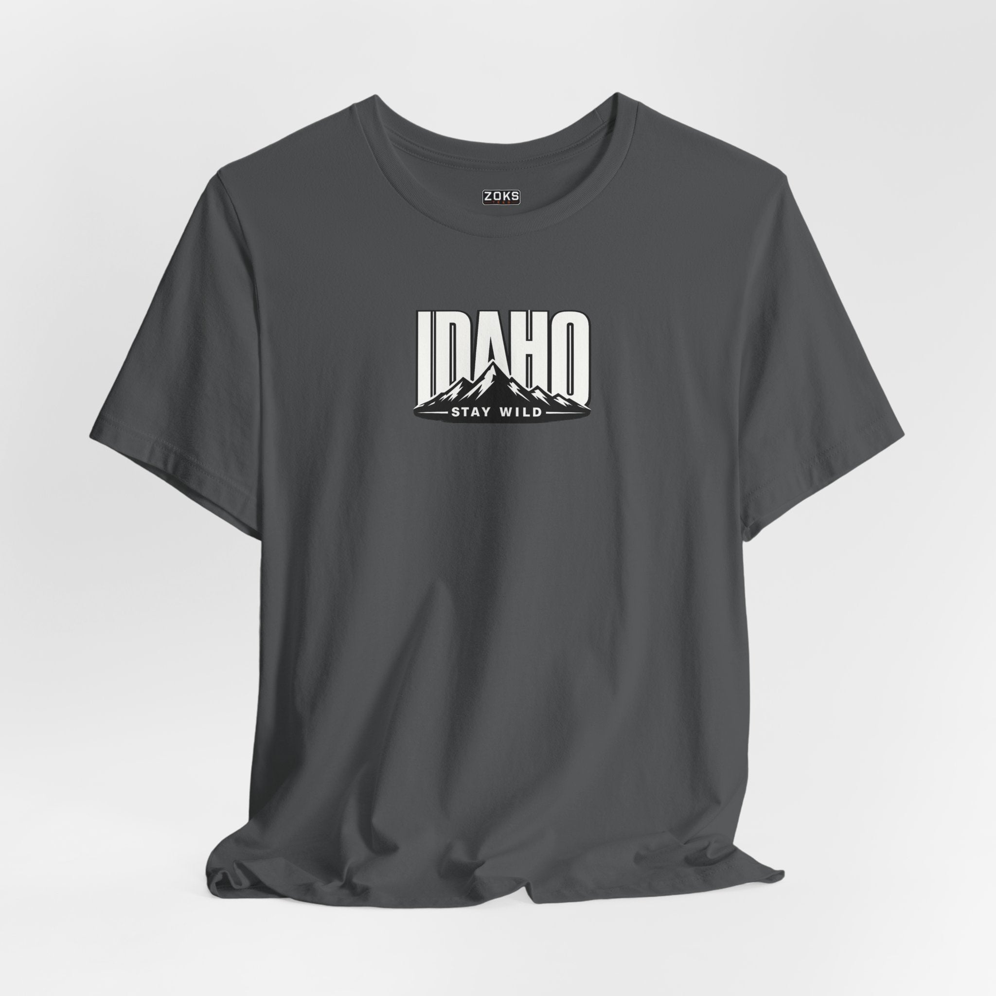 Idaho 'Stay Wild' Mountain State T-Shirt — Outdoor Adventure Tee