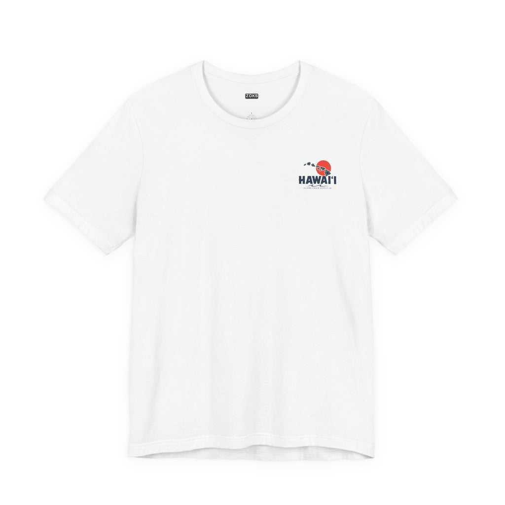 Hawai‘i Island Chain Supply Co. T-Shirt – Vintage Surf Map Graphic