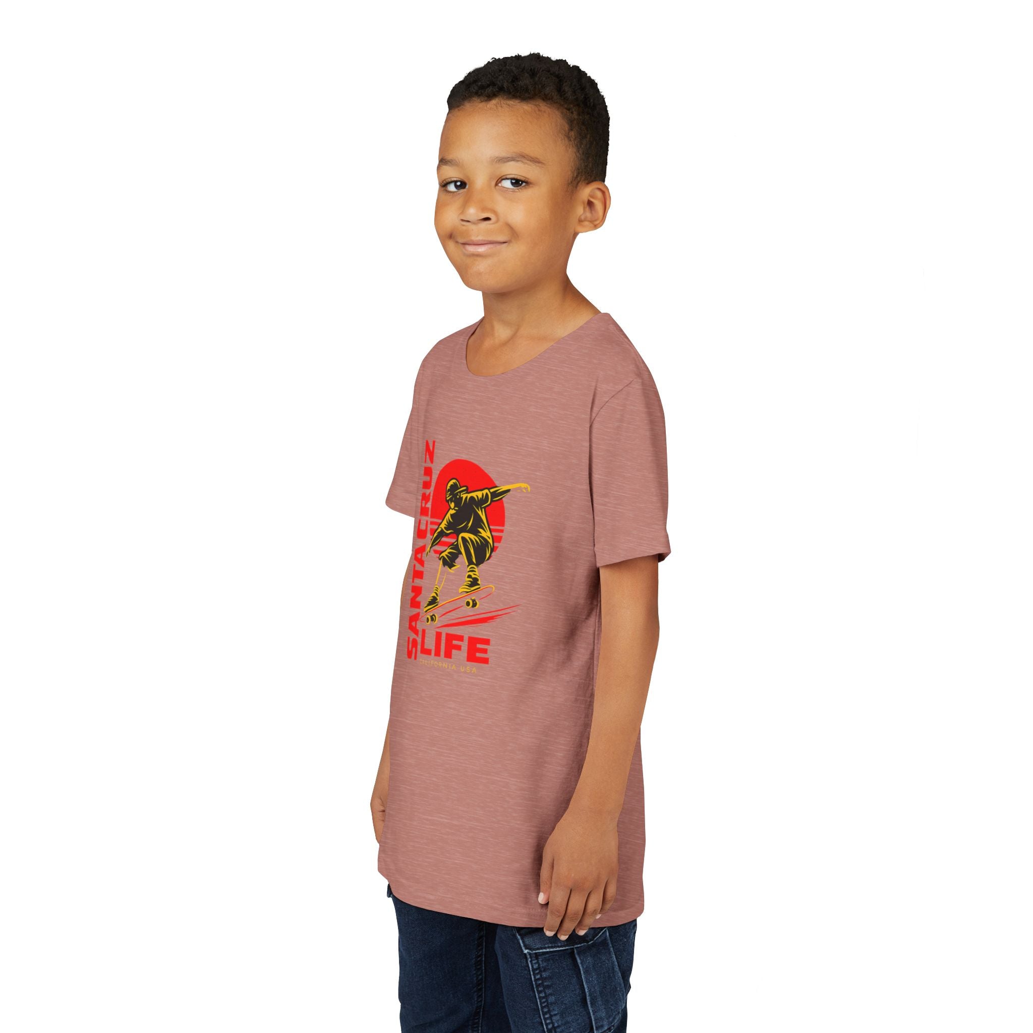 Santa Cruz Skateboard Youth Tee – “Santa Cruz Life” Graphic Shirt