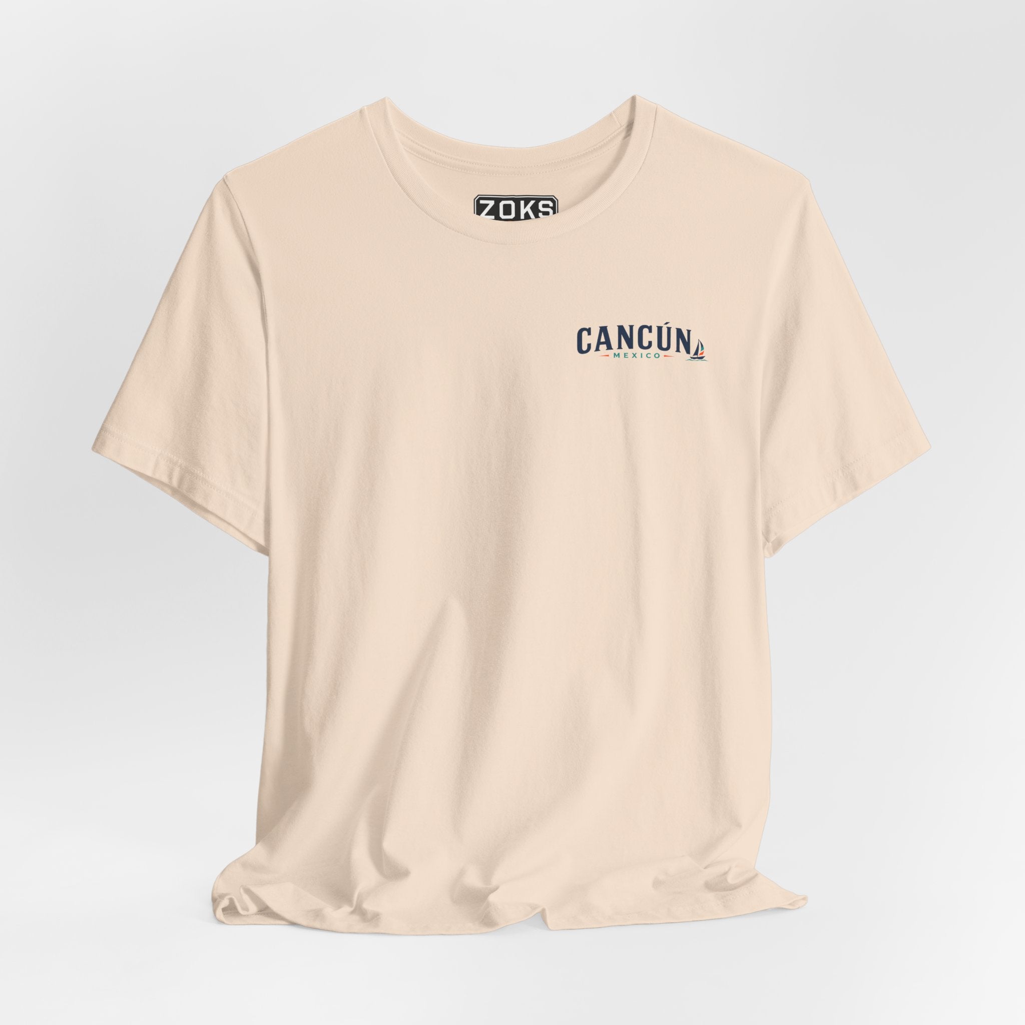 Cancún Mexico Sunset Sail T-Shirt — Beach Vacation Tee