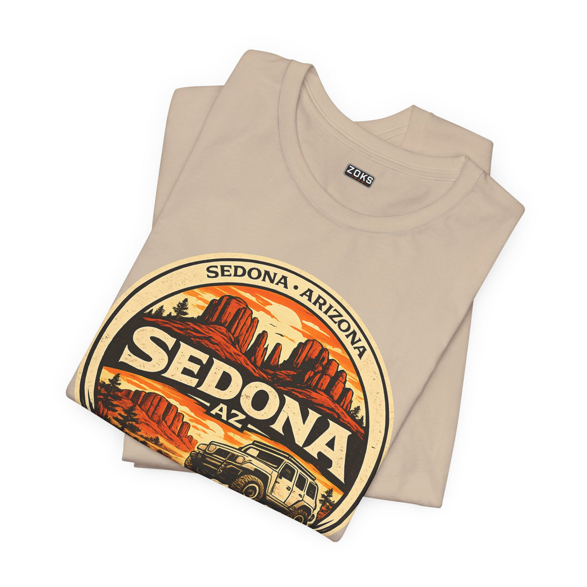 Sedona AZ Vintage Jeep T-Shirt — Red Rock Country Souvenir Tee