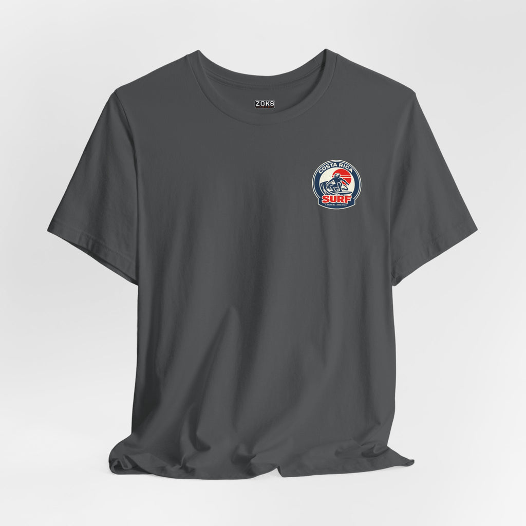 Costa Rica Surf Vintage Graphic Tee — Retro Surfer T-Shirt