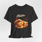 Malibu Surf Sunset T-Shirt — Women's California Surfing Tee