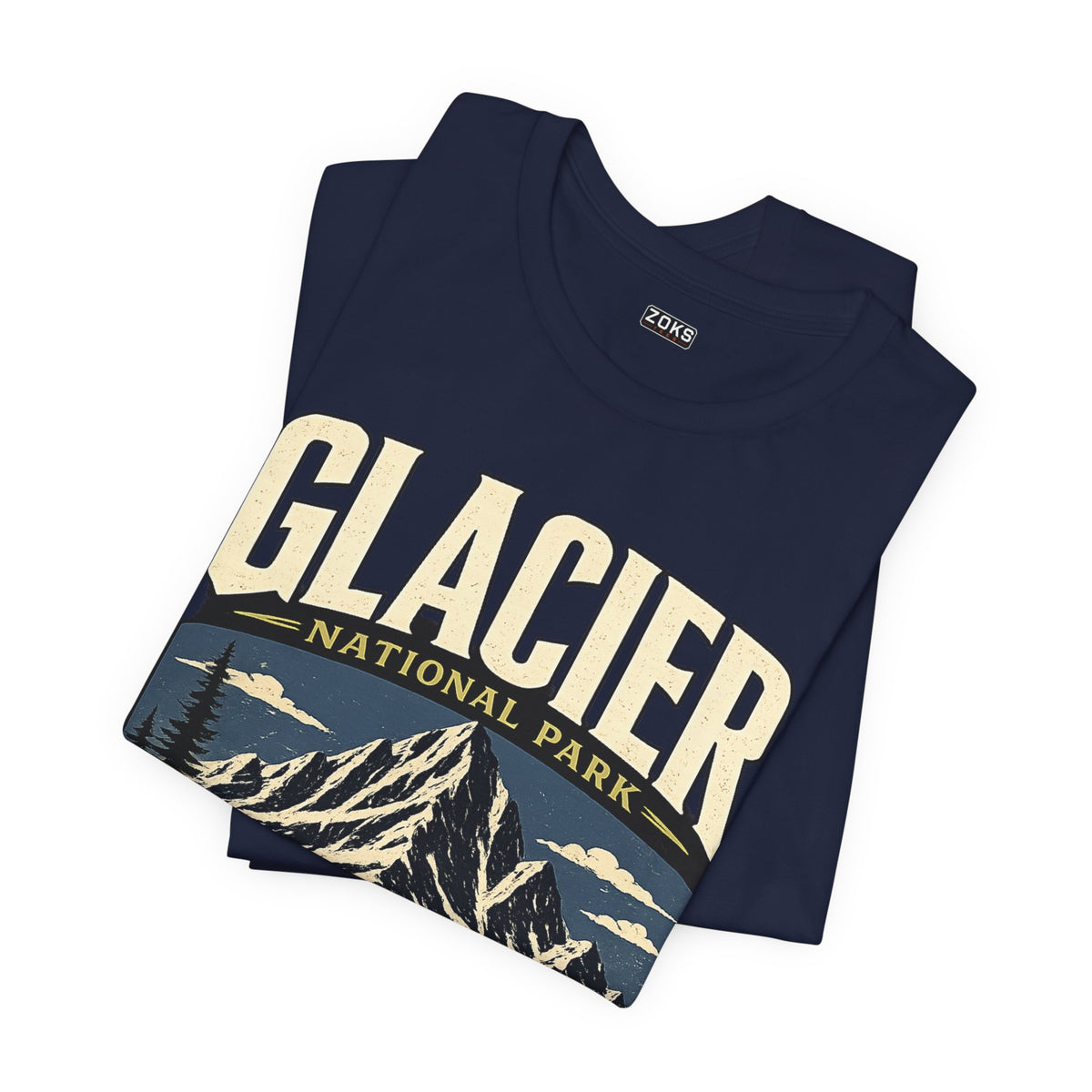 Glacier National Park Vintage Montana Mountain T-Shirt