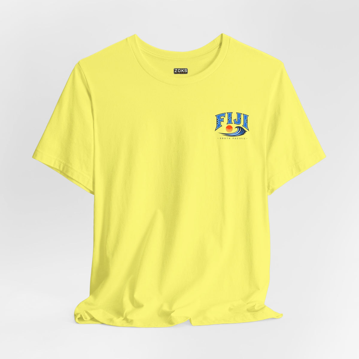 FIJI South Pacific Surf Tee – Premium Island Wave Graphic Shirt (Front & Back Print)