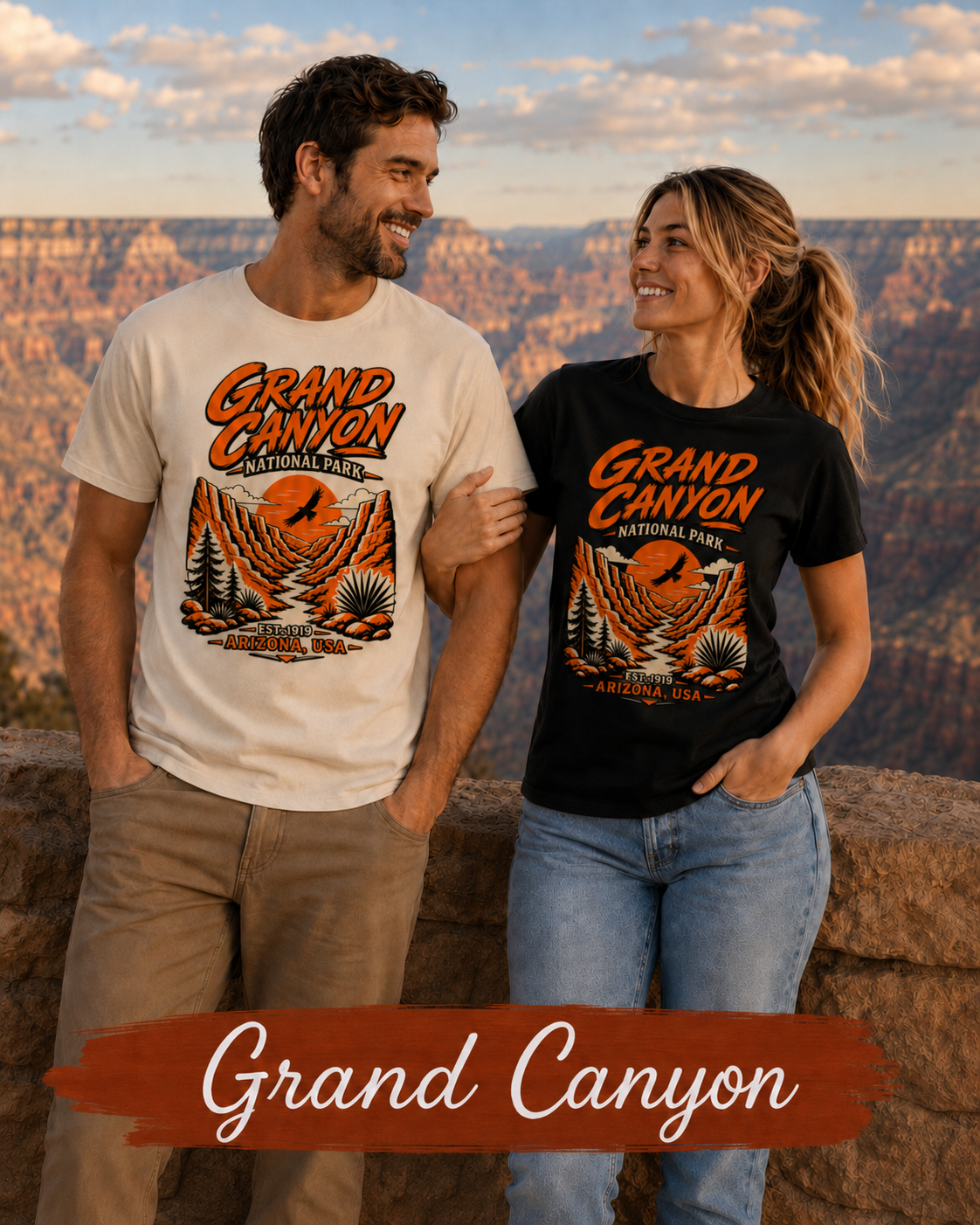 Grand Canyon National Park Tee — Retro Arizona Sunset Graphic T-Shirt