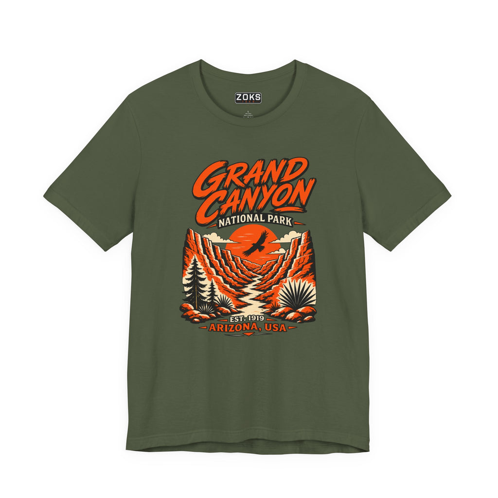 Grand Canyon National Park Tee — Retro Arizona Sunset Graphic T-Shirt