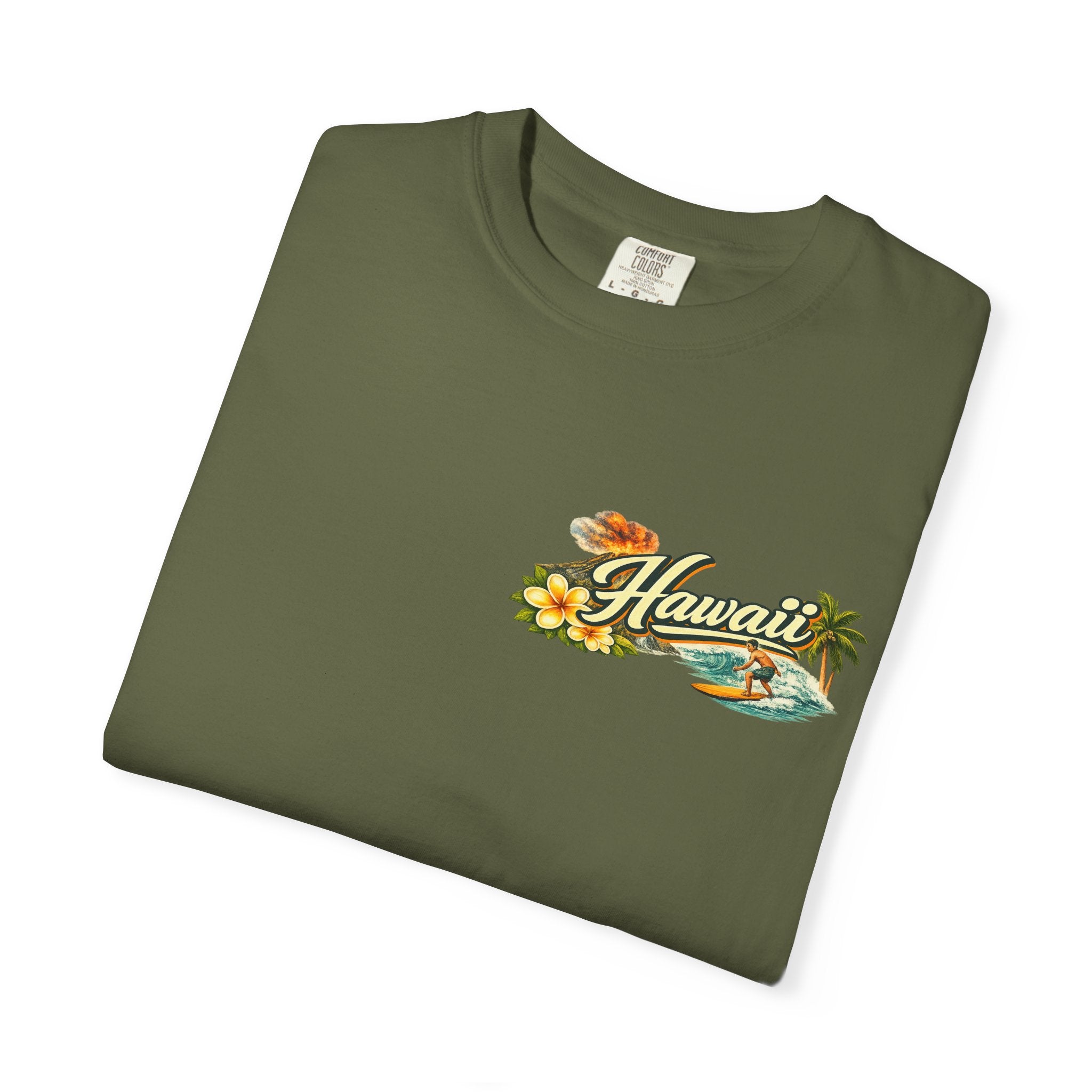 Hawaii Vintage Postcard T-Shirt — Paradise of the Pacific Graphic