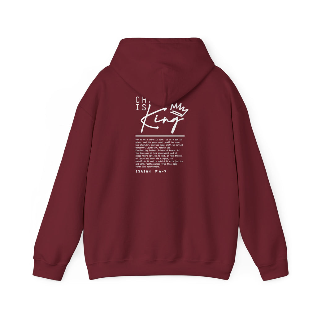 Christ the King Hoodie — Isaiah 9:6-7 Bible Verse Christian Sweatshirt