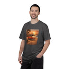 Vintage VW Bus Sunset T-Shirt — Retro Surf Camper Tee