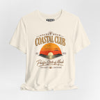 Women's Coastal Club Sunset Tee — "Golden Hour" Pacific State of Mind T-Shirt