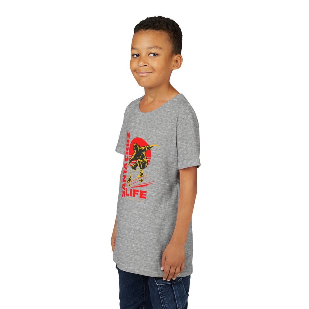 Santa Cruz Skateboard Youth Tee – “Santa Cruz Life” Graphic Shirt
