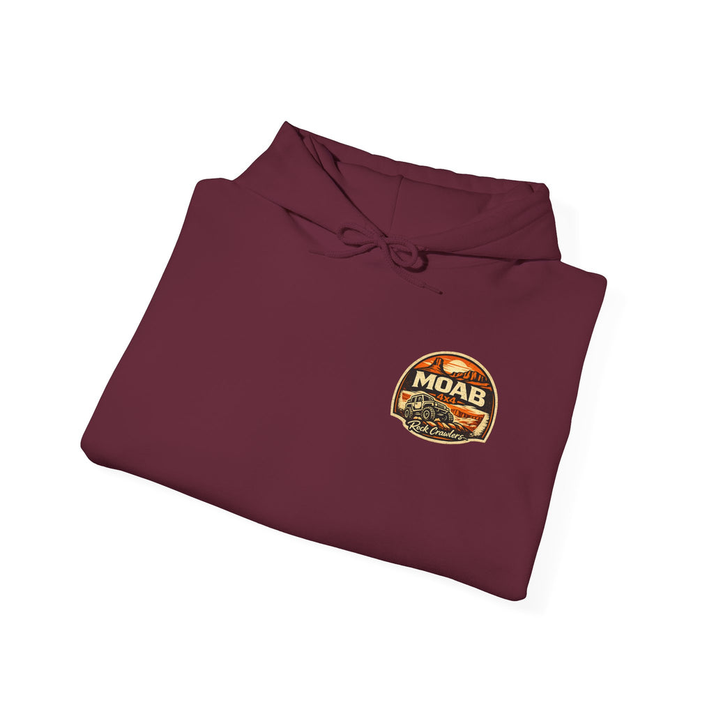 Moab 4x4 Off-Road Hoodie — Vintage Rock Crawler Pullover