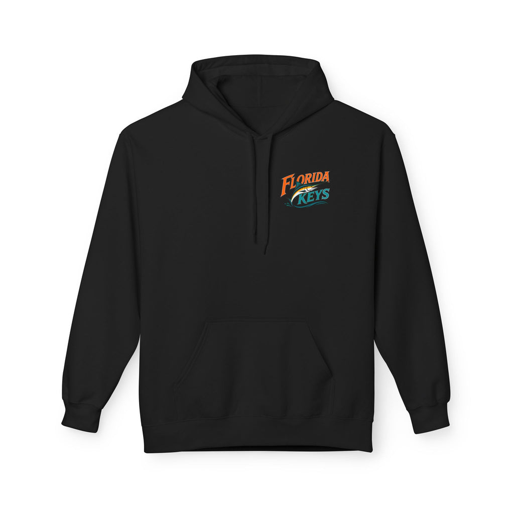 Florida Keys Fishing Hoodie — Key West Key Largo Sunset Marlin Design