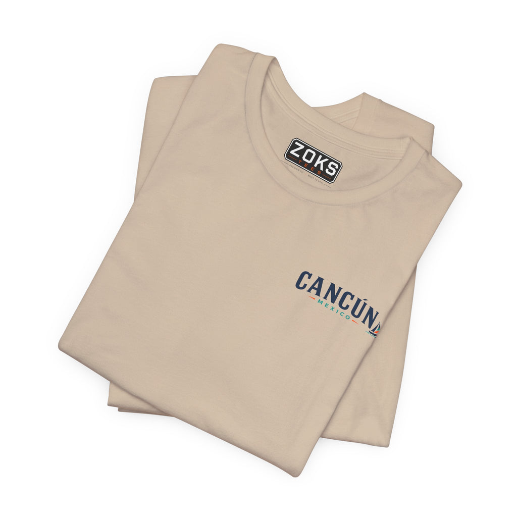 Cancún Mexico Sunset Sail T-Shirt — Beach Vacation Tee