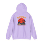 Hawai'i Lava Coast Surf Hoodie | Vintage Wave, Volcano & Palm Tree Graphic Sweatshirt
