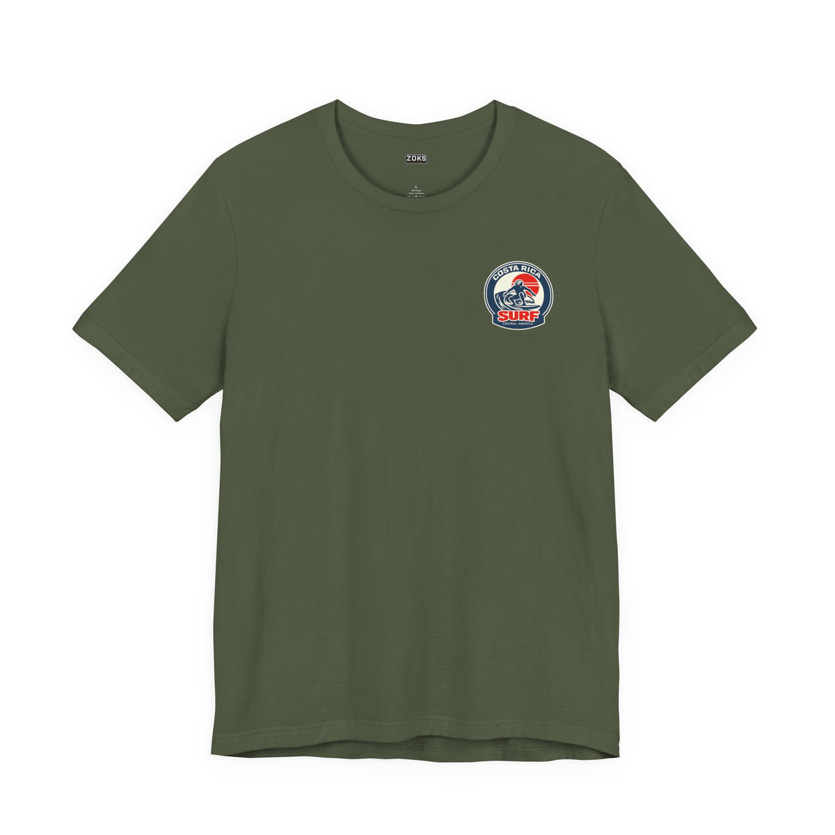 Costa Rica Surf Vintage Graphic Tee — Retro Surfer T-Shirt