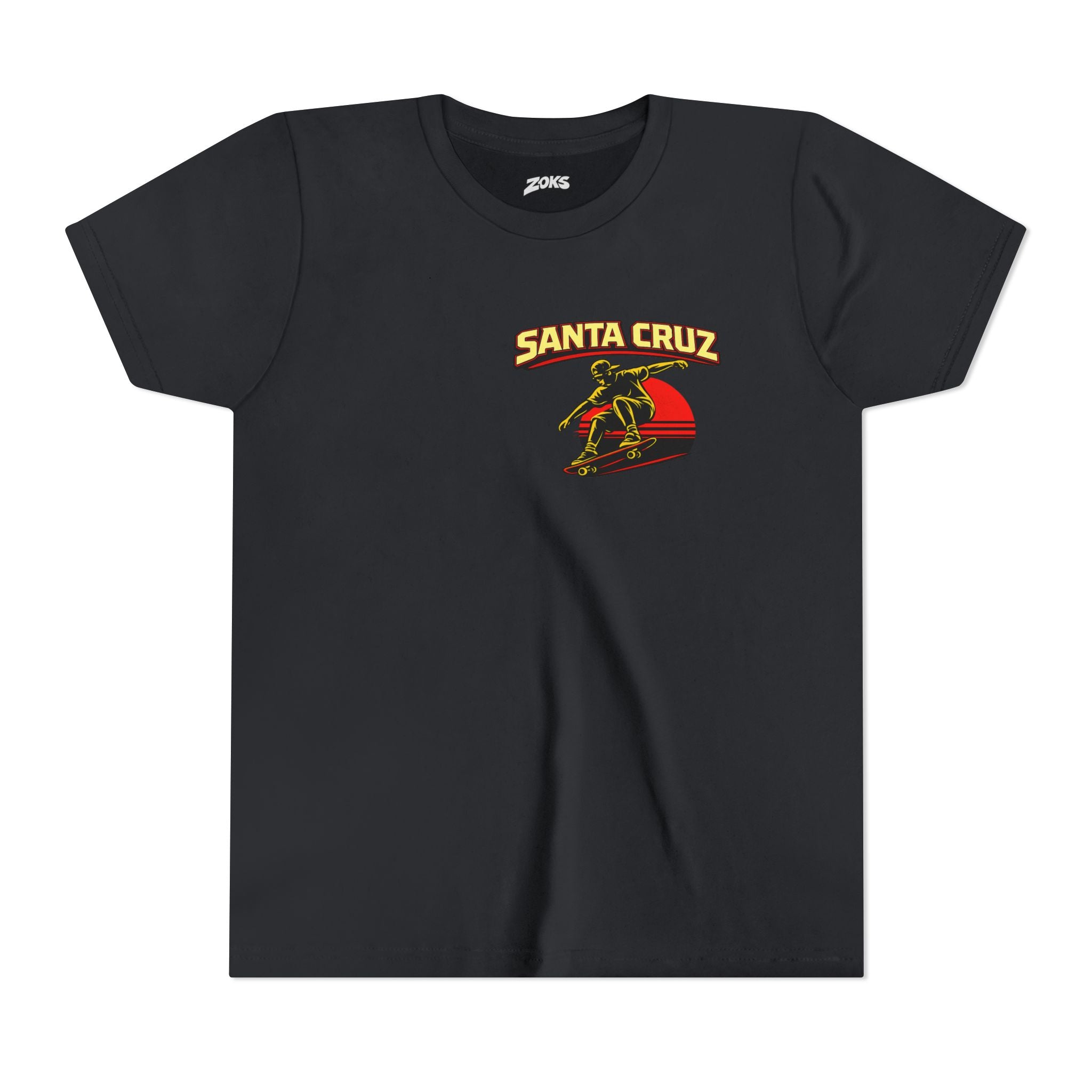Santa Cruz Youth Skateboard Tee – Vintage Surf Skate California USA