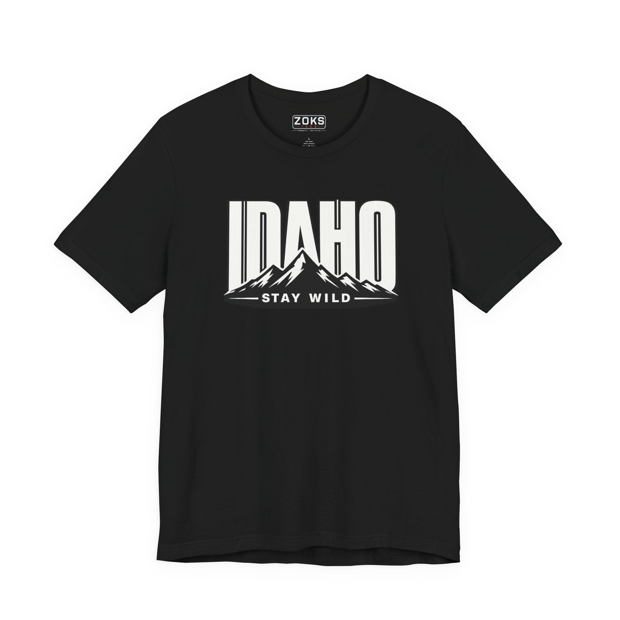 Idaho 'Stay Wild' Mountain State T-Shirt — Outdoor Adventure Tee