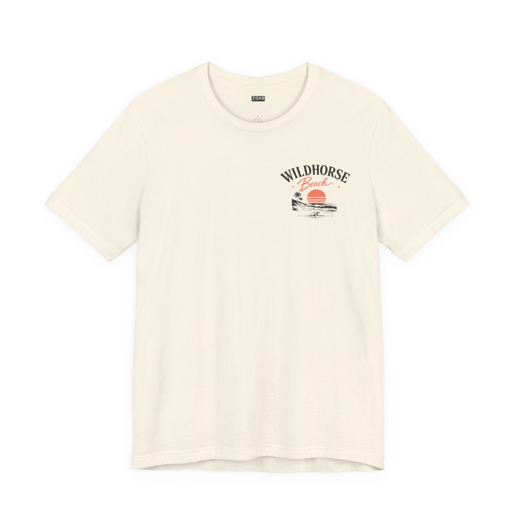 Wildhorse Beach Vintage Sunset Tee – Women's Coastal Aesthetic Shirt