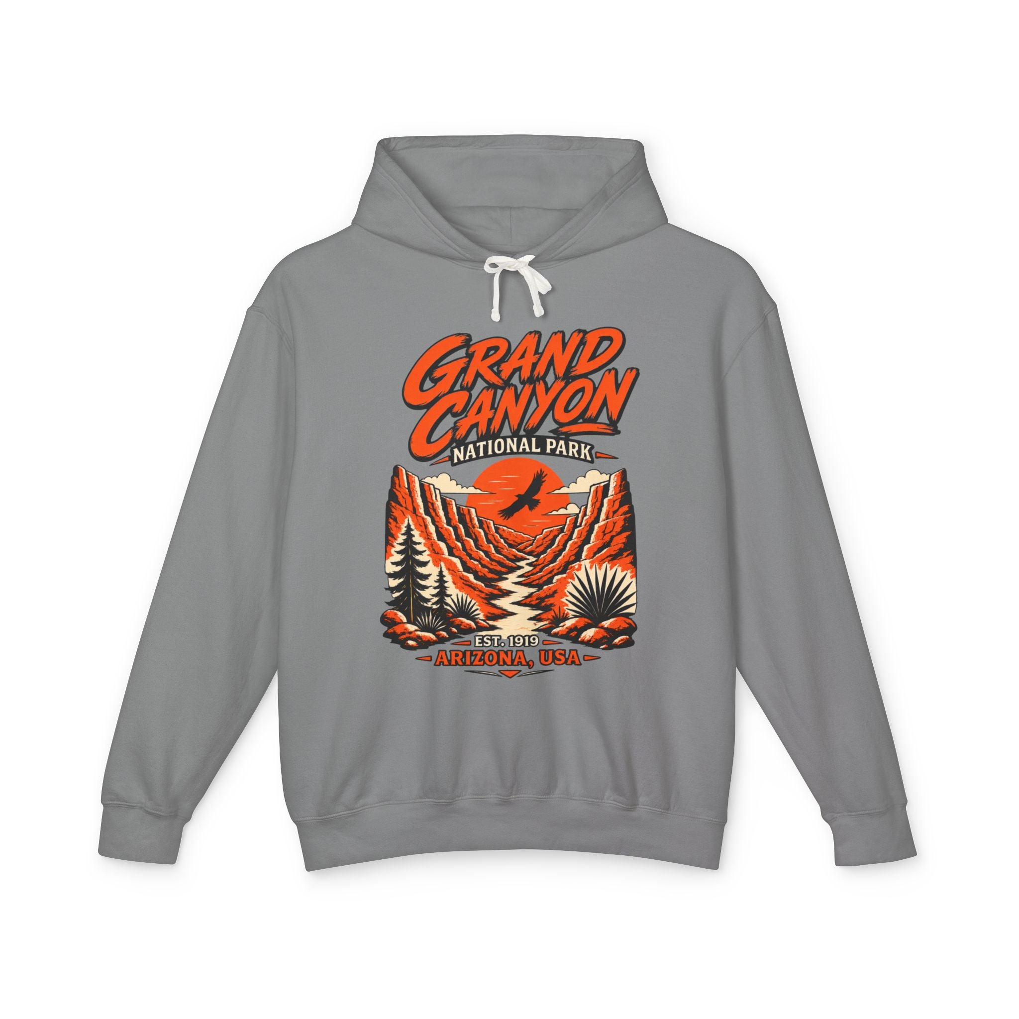 Grand Canyon National Park Hoodie – Vintage Arizona Travel Graphic Pullover for Men & Women