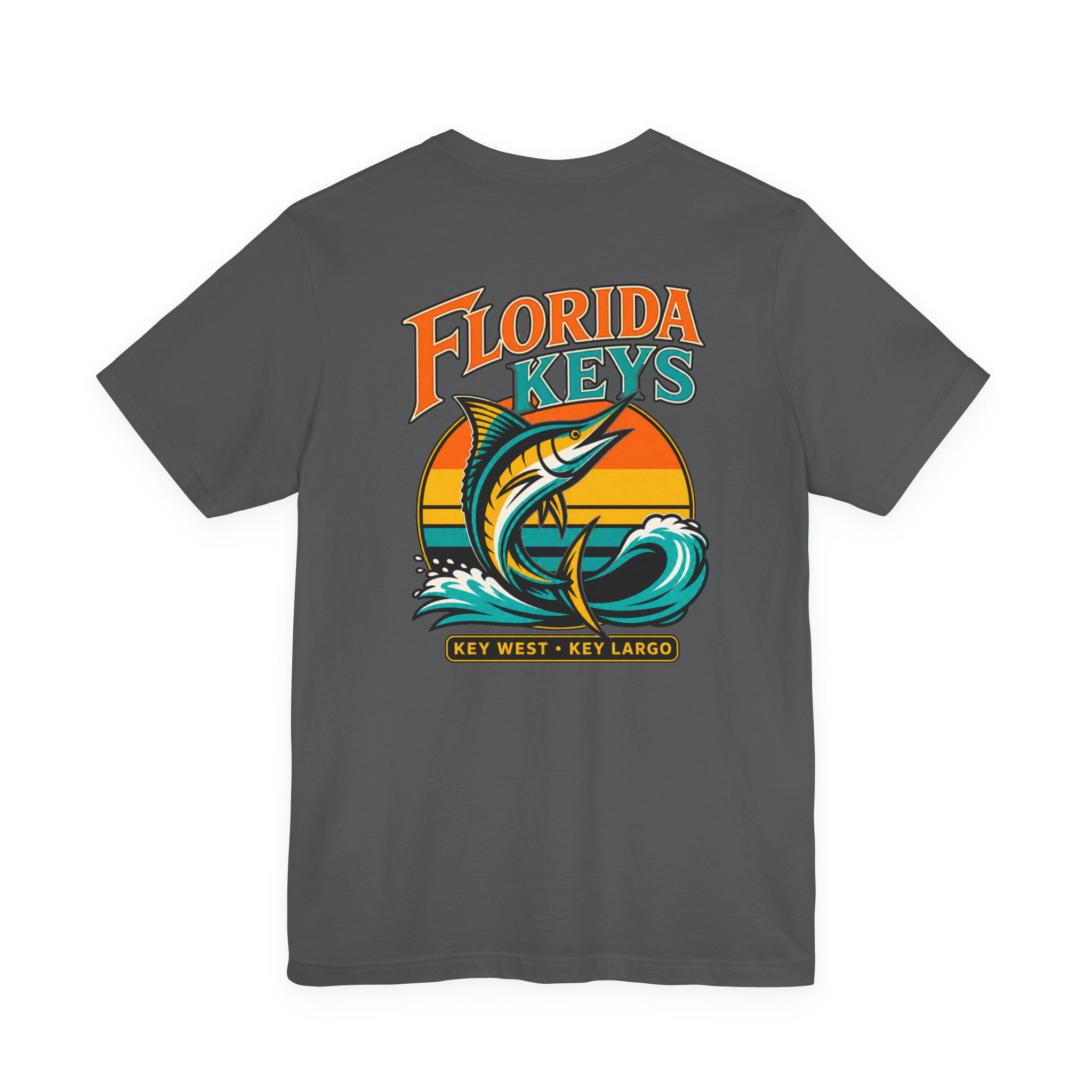 Florida Keys Marlin Sunset T-Shirt — Key West & Key Largo Fishing Tee