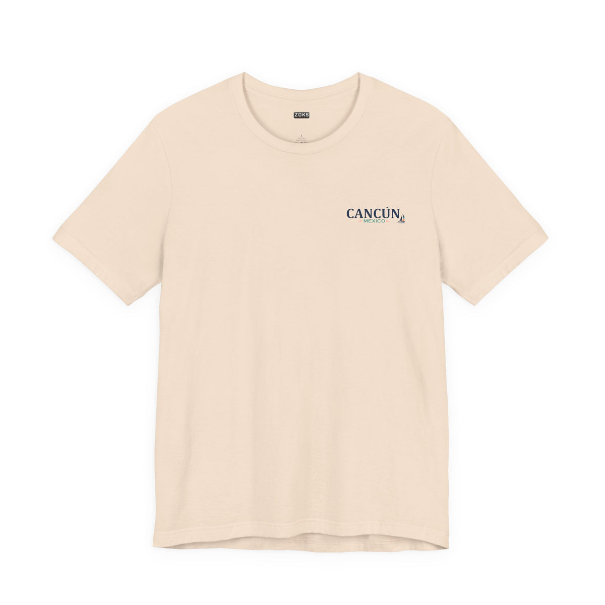 Cancún Mexico Sunset Sail T-Shirt — Beach Vacation Tee