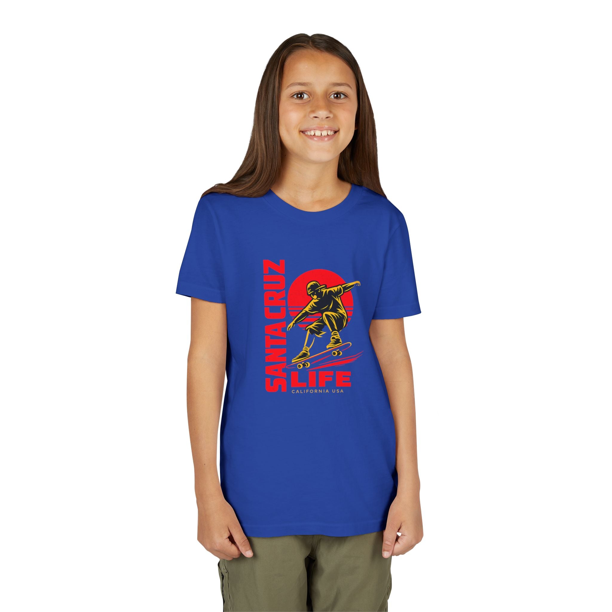 Santa Cruz Skateboard Youth Tee – “Santa Cruz Life” Graphic Shirt