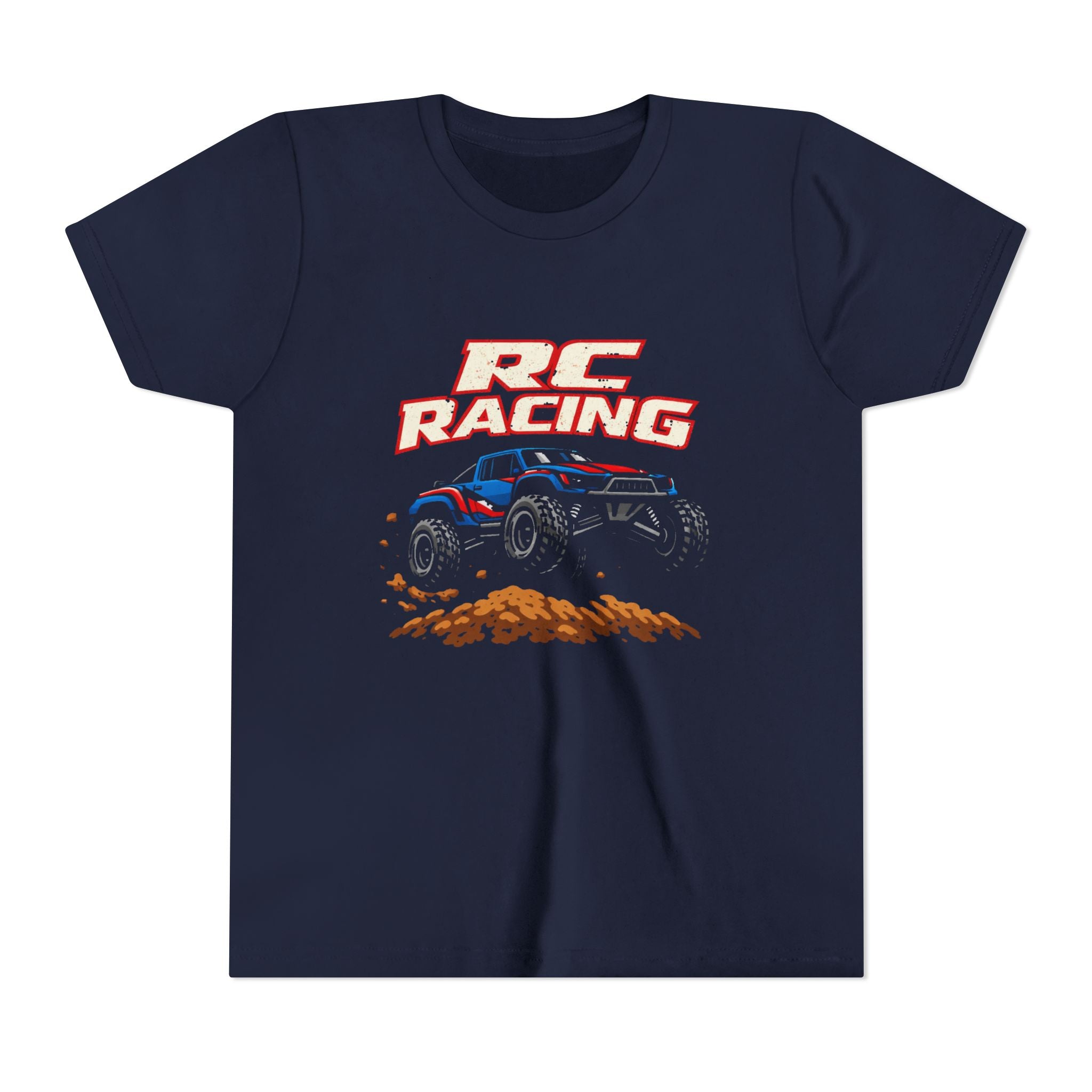 RC Racing Youth Tee — Kid's Remote Control Monster Truck Graphic Shirt