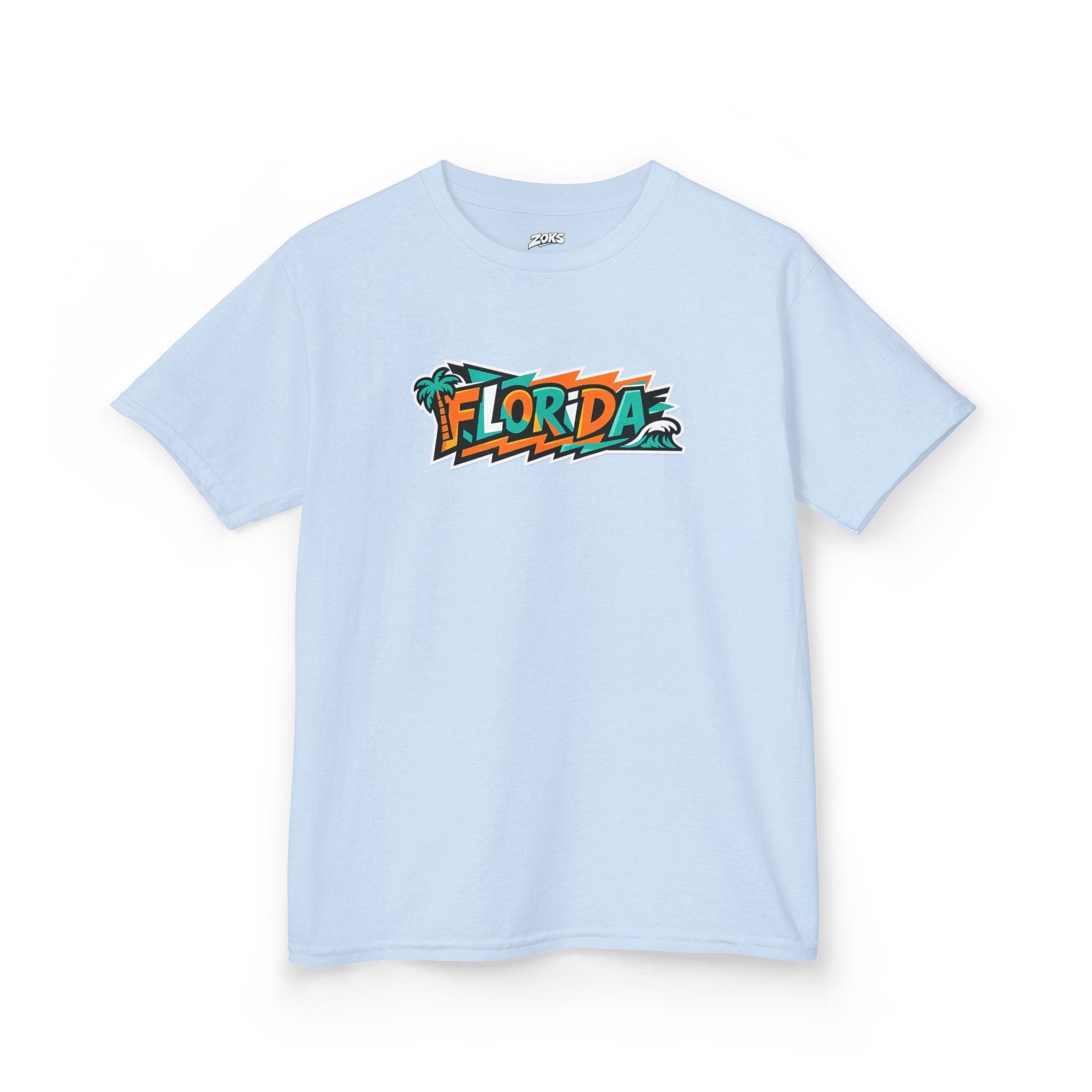 Kids Tropical Beach Surf T-Shirt — Florida Vacation Tee
