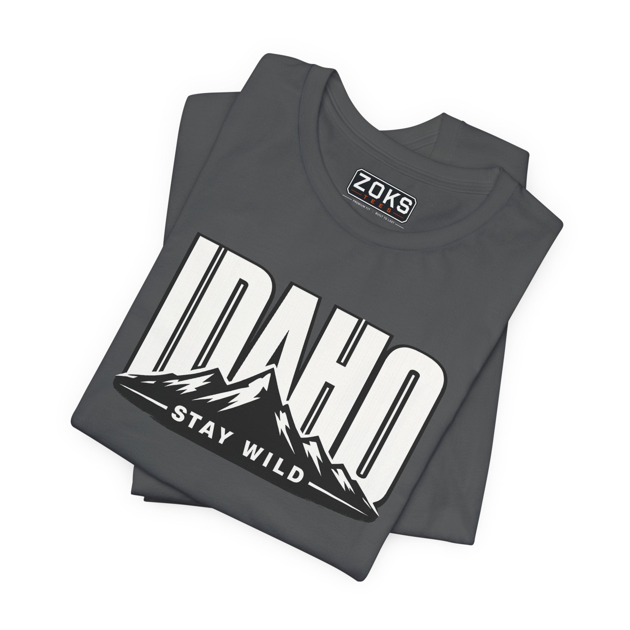 Idaho 'Stay Wild' Mountain State T-Shirt — Outdoor Adventure Tee
