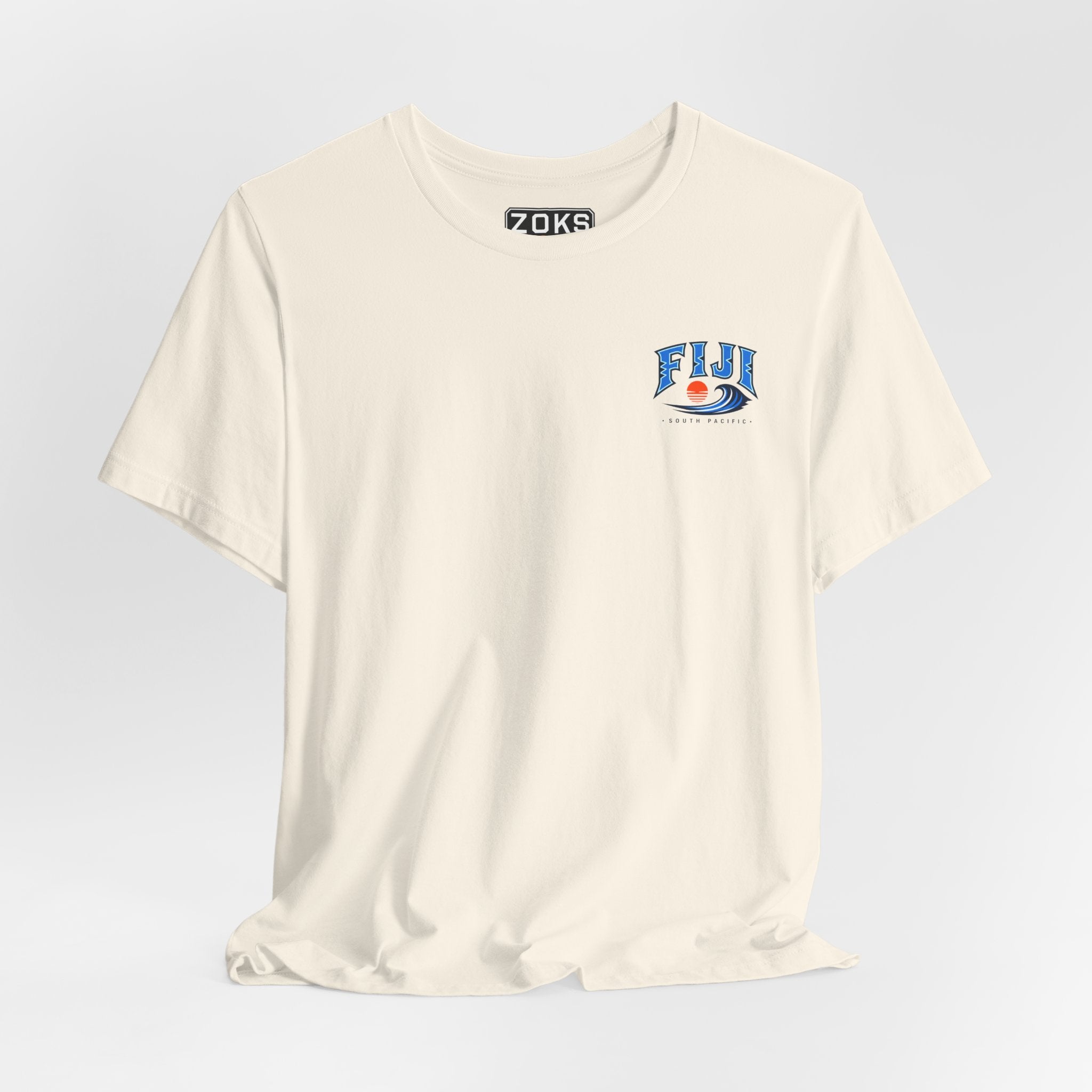 FIJI South Pacific Surf Tee – Premium Island Wave Graphic Shirt (Front & Back Print)